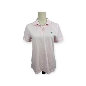 🆕 Brooks Brothers light pink women’s polo short sleeve top size medium